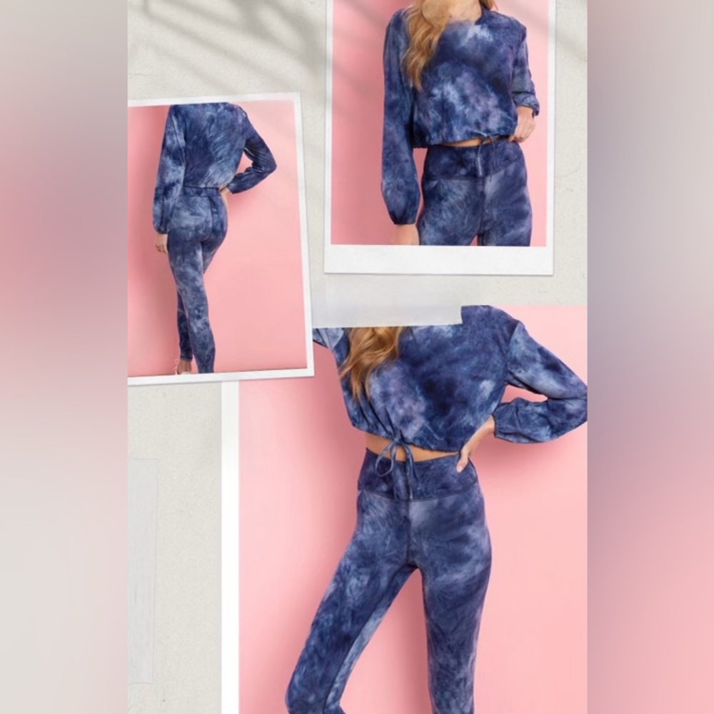Matching tie dye set